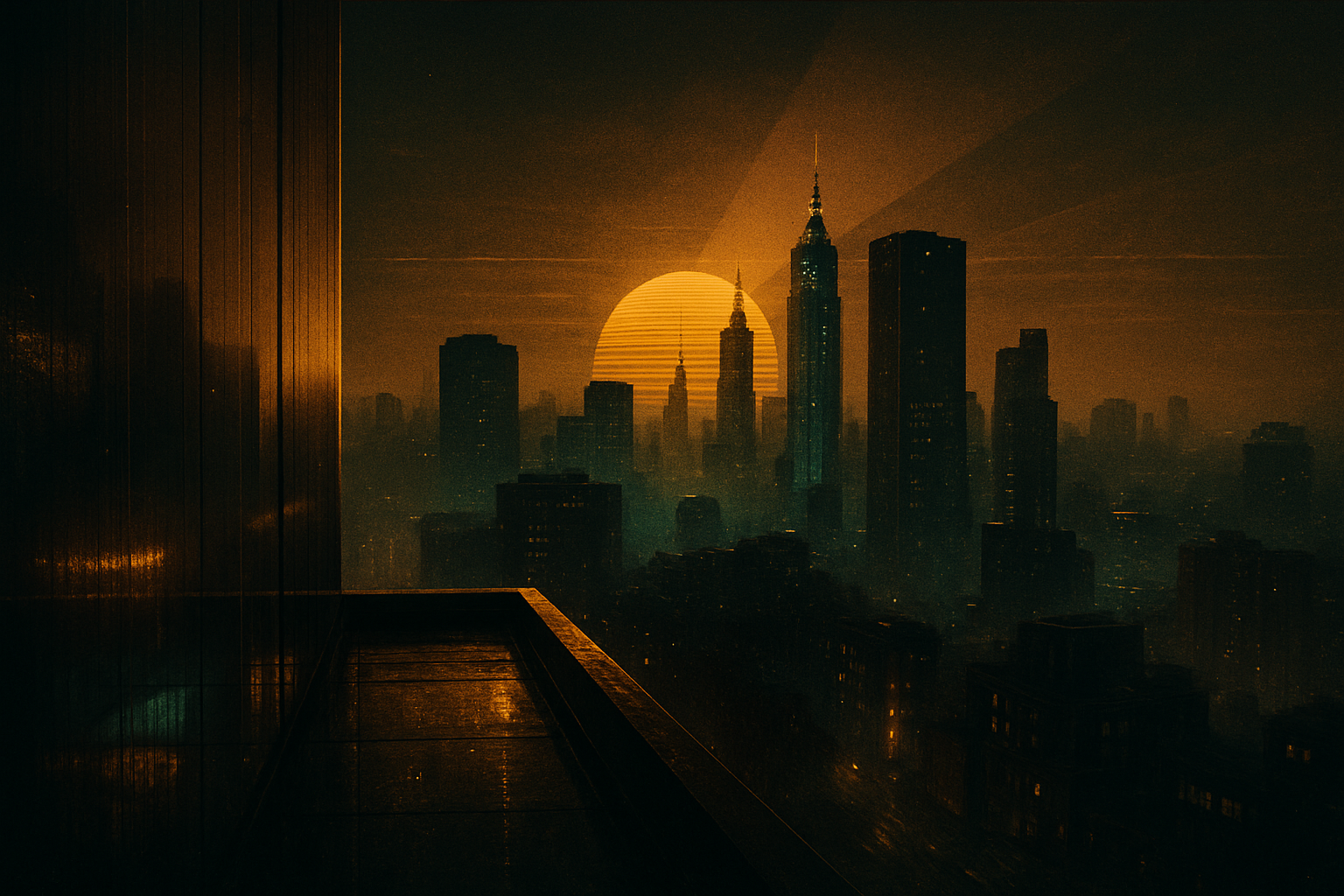 A grande Cidade á noite !